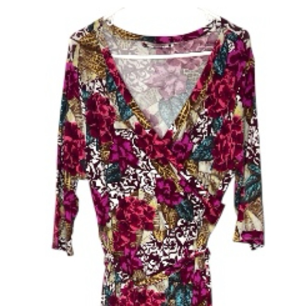 Soft Surroundings Floral Wrap Dress